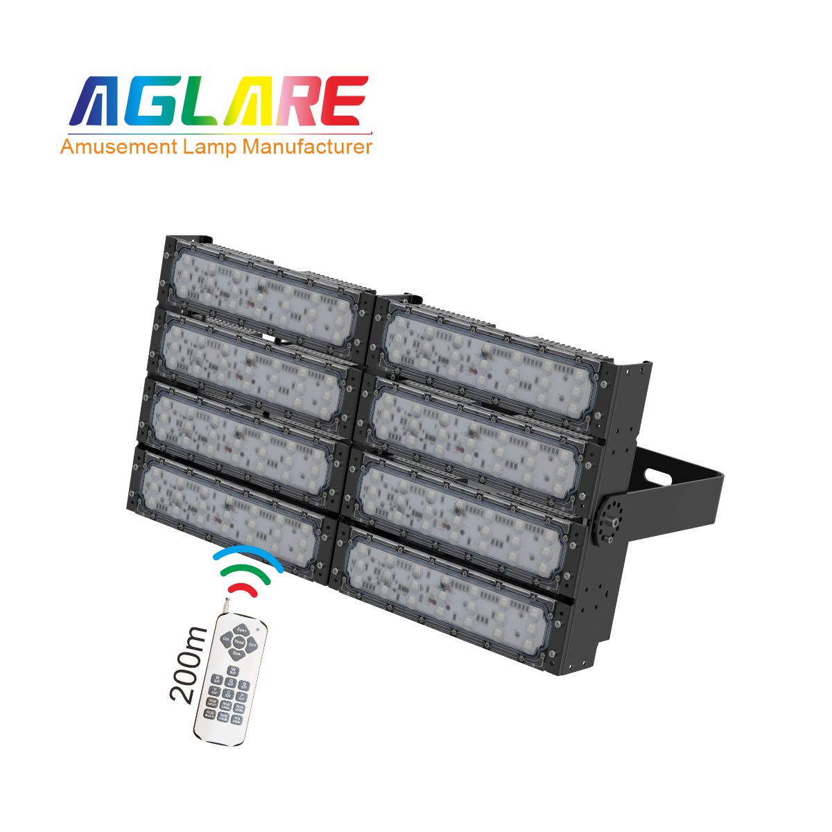 400WLED彩色投光灯泛光灯,变色户外射灯带遥？？？？？仄