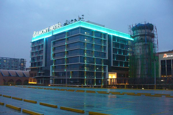 太阳城官网照明的户外装饰灯用在菲律宾旅馆工程项目